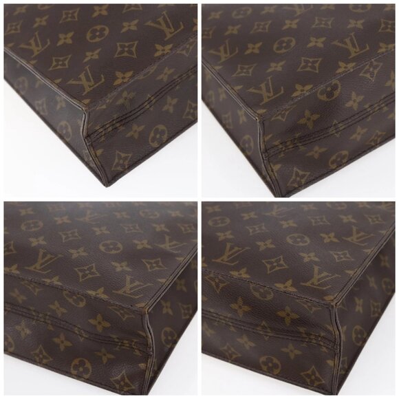LOUIS VUITTON Monogram Sac Plat Hand Bag M51140 LV Auth 145748 - Picture 16 of 16